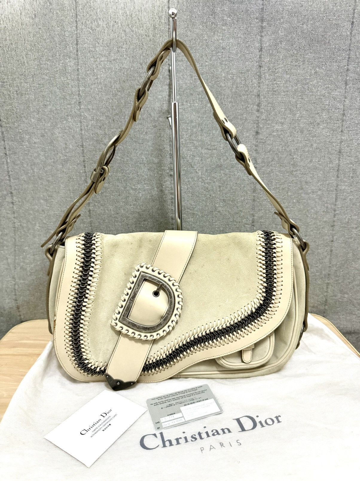 Dior 2005 Christian Dior Gaucho Saddle Bag John Galliano era Size ONE SIZE - 1 Thumbnail