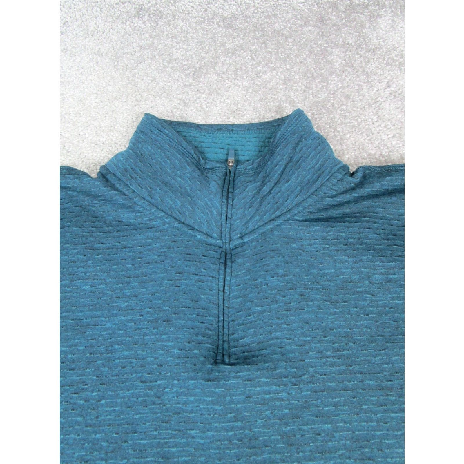 Nike Nike Dri-FIT Running Sweater Womens Large Blue Zip Mock Neck Pullover Activewear Nike Dri-FIT Womens Large Blue Running & Jogging 90s? Size L / US 10 / IT 46 - 2 Thumbnail