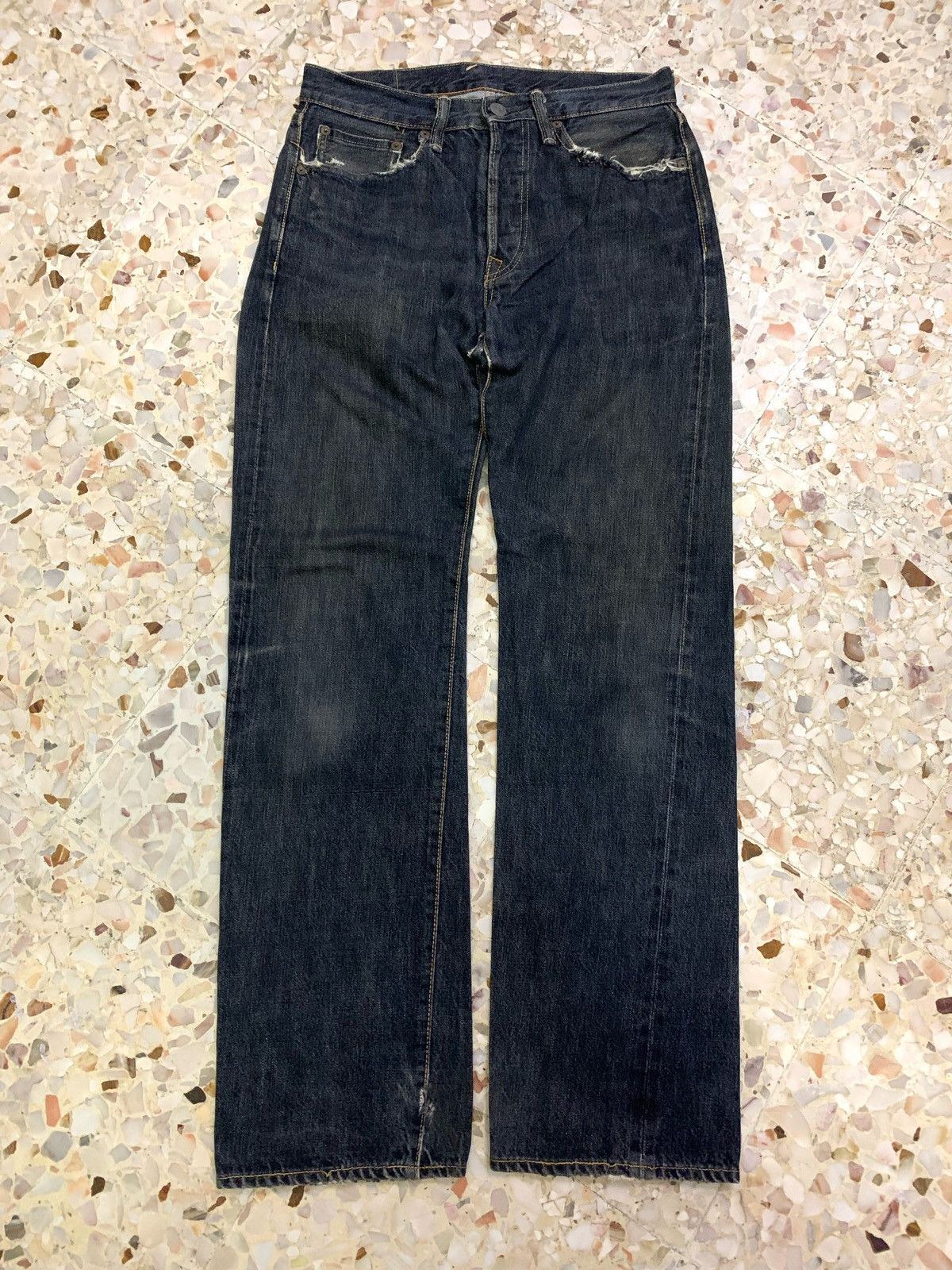 image of Vintage Japanese 45Rpm Black Denim, Men's (Size 27)