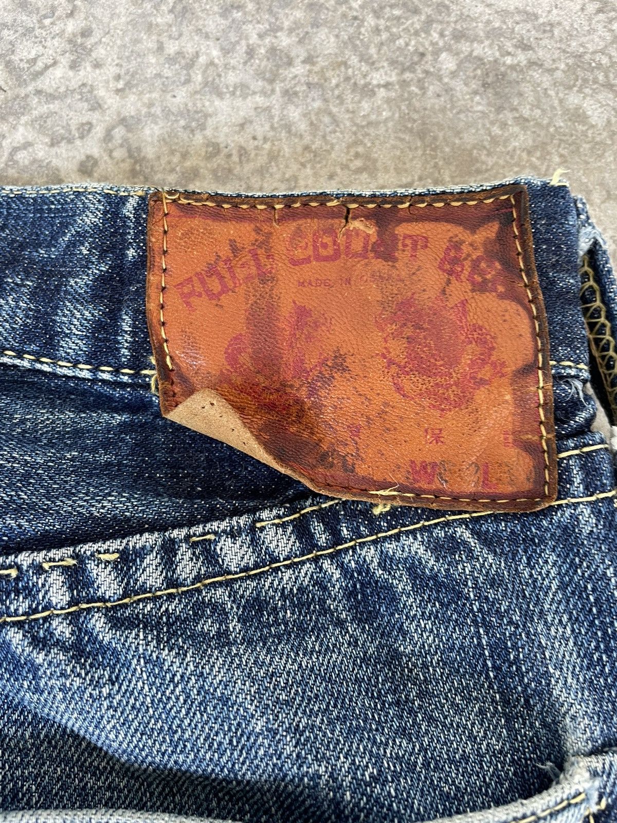 Full Count & Co. Japanese Brand Full Count Selvaged Jeans Size US 31 - 6 Thumbnail
