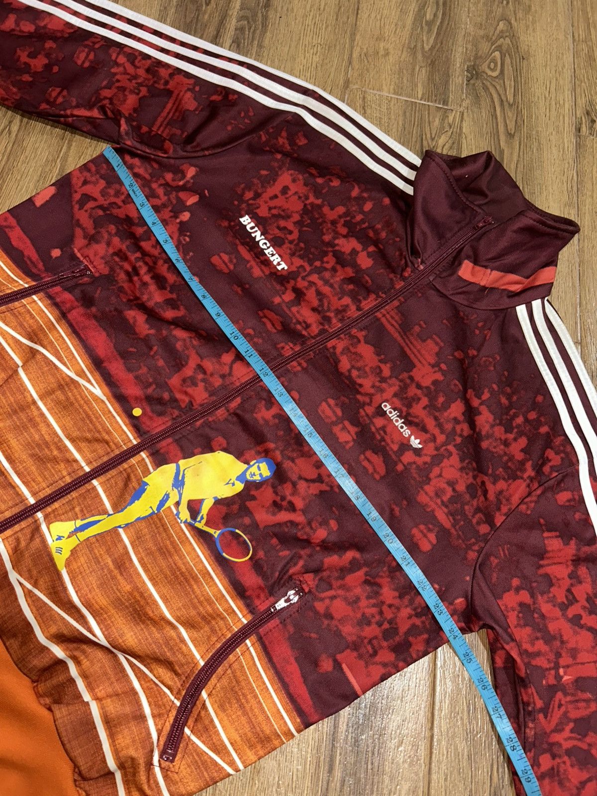 Adidas Adidas Bungert Tennis Jacket Tracktop Size US XL / EU 56 / 4 - 12 Thumbnail