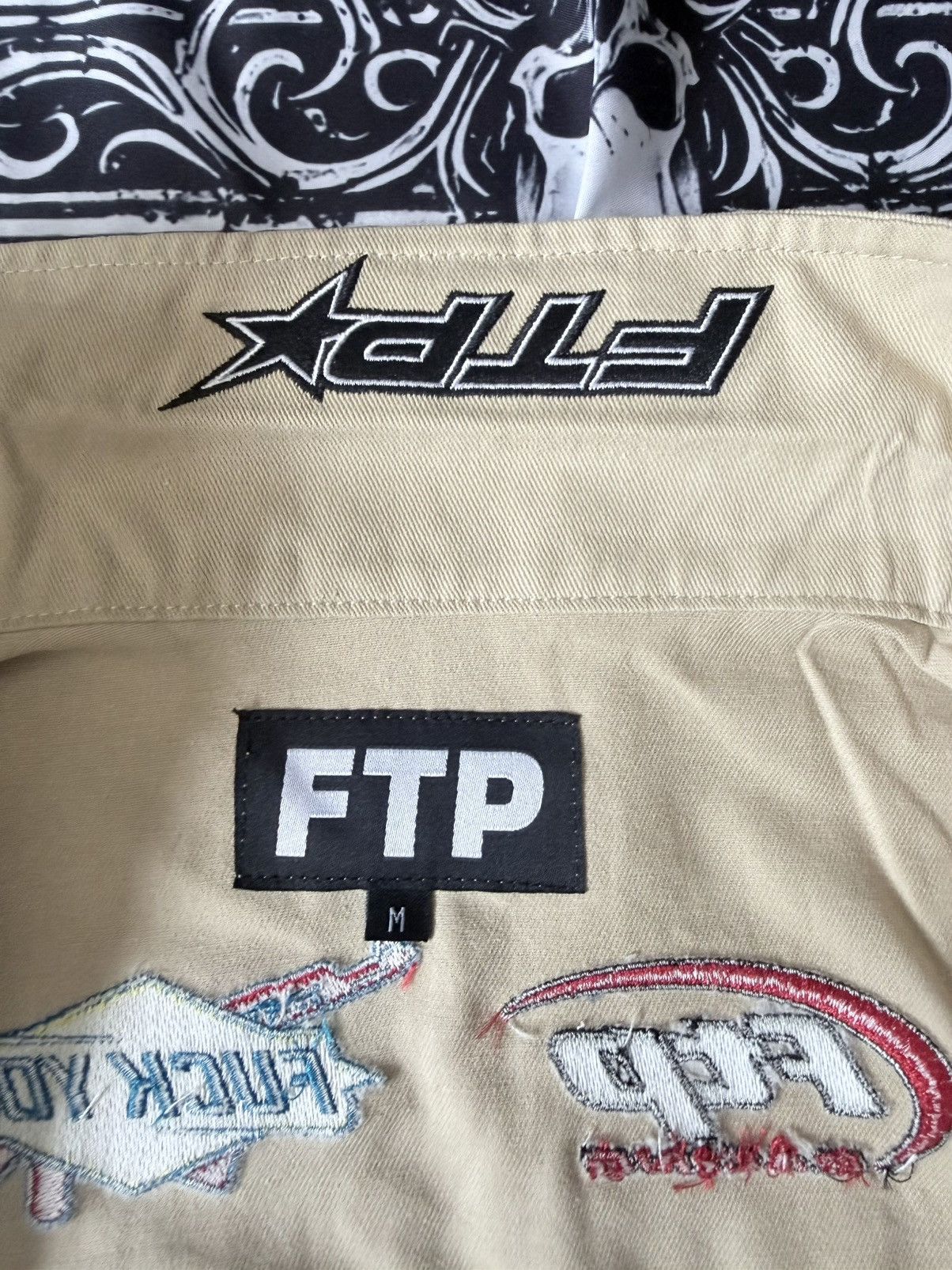 Fuck The Population FTP RACEWAY BUTTON UP Size US M / EU 48-50 / 2 - 3 Thumbnail