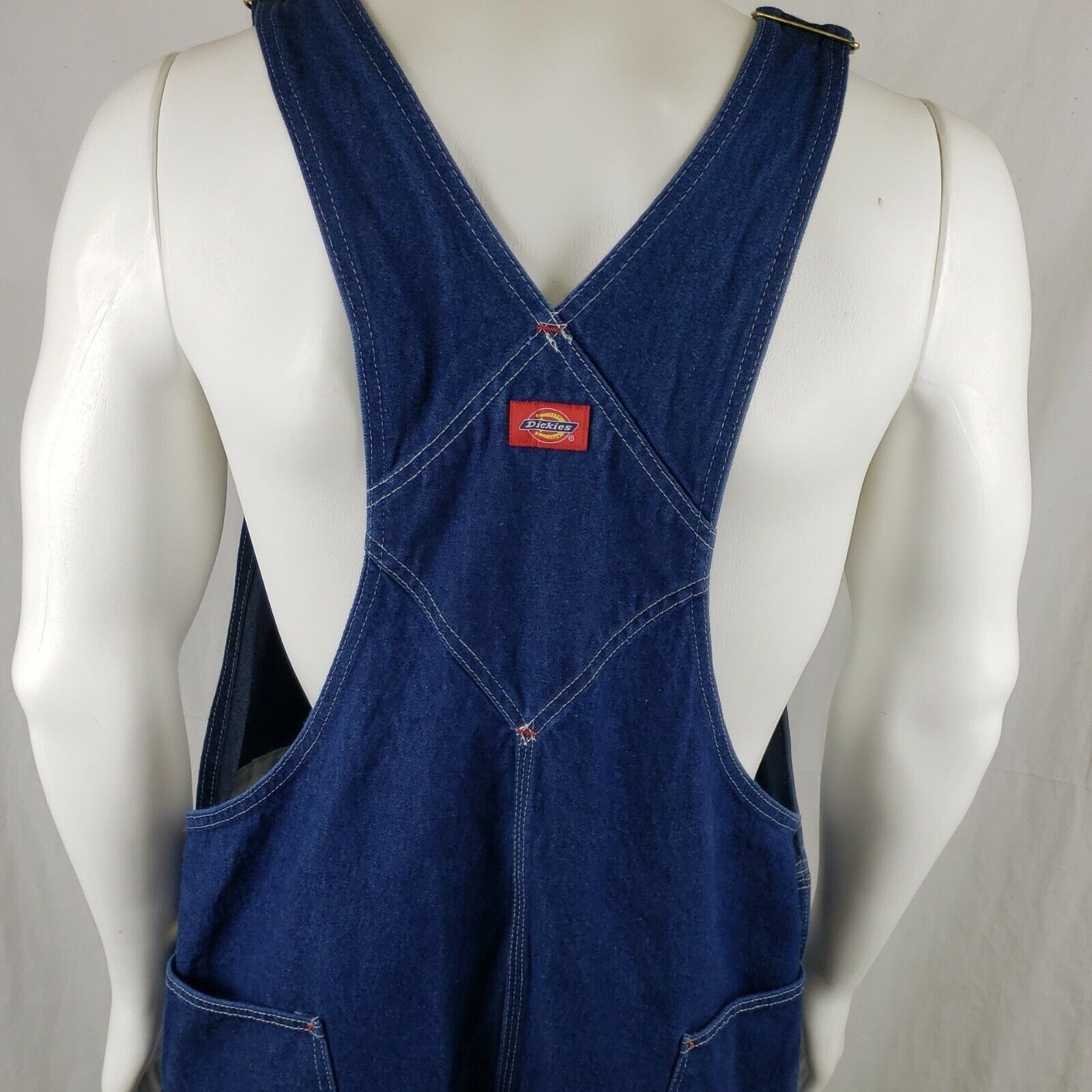 Dickies Dickies Denim Overalls Mens 46 x 27 Custom Baggy Blue Jeans Size US 44 / EU 60 - 4 Thumbnail