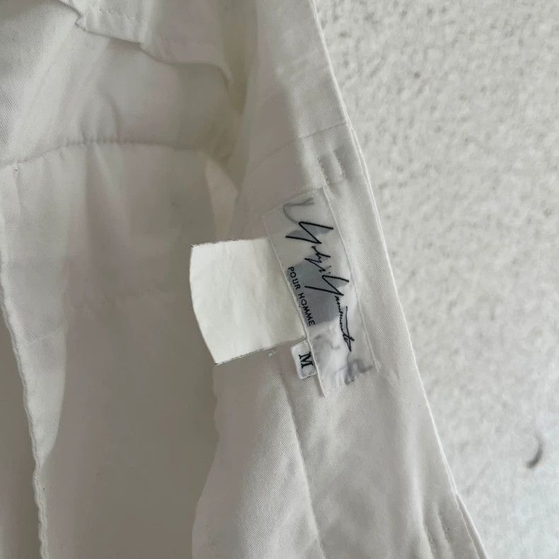 Yohji Yamamoto Yohji Yamamoto size m Black and white silk shorts Size US 28 / EU 44 - 6 Thumbnail