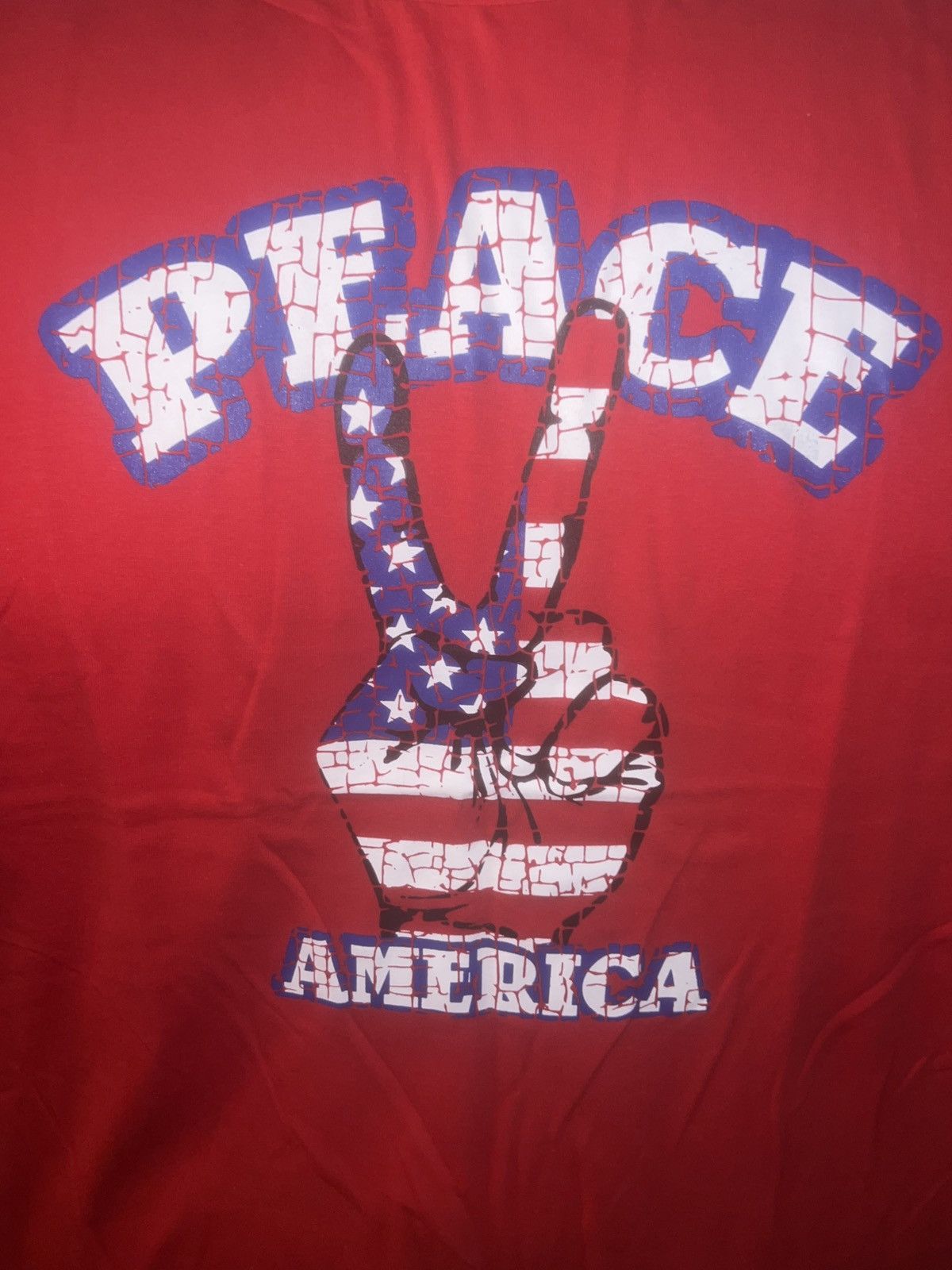 Hypebeast American Dream Team Network Peace America Tee Size US L / EU 52-54 / 3 - 2 Thumbnail