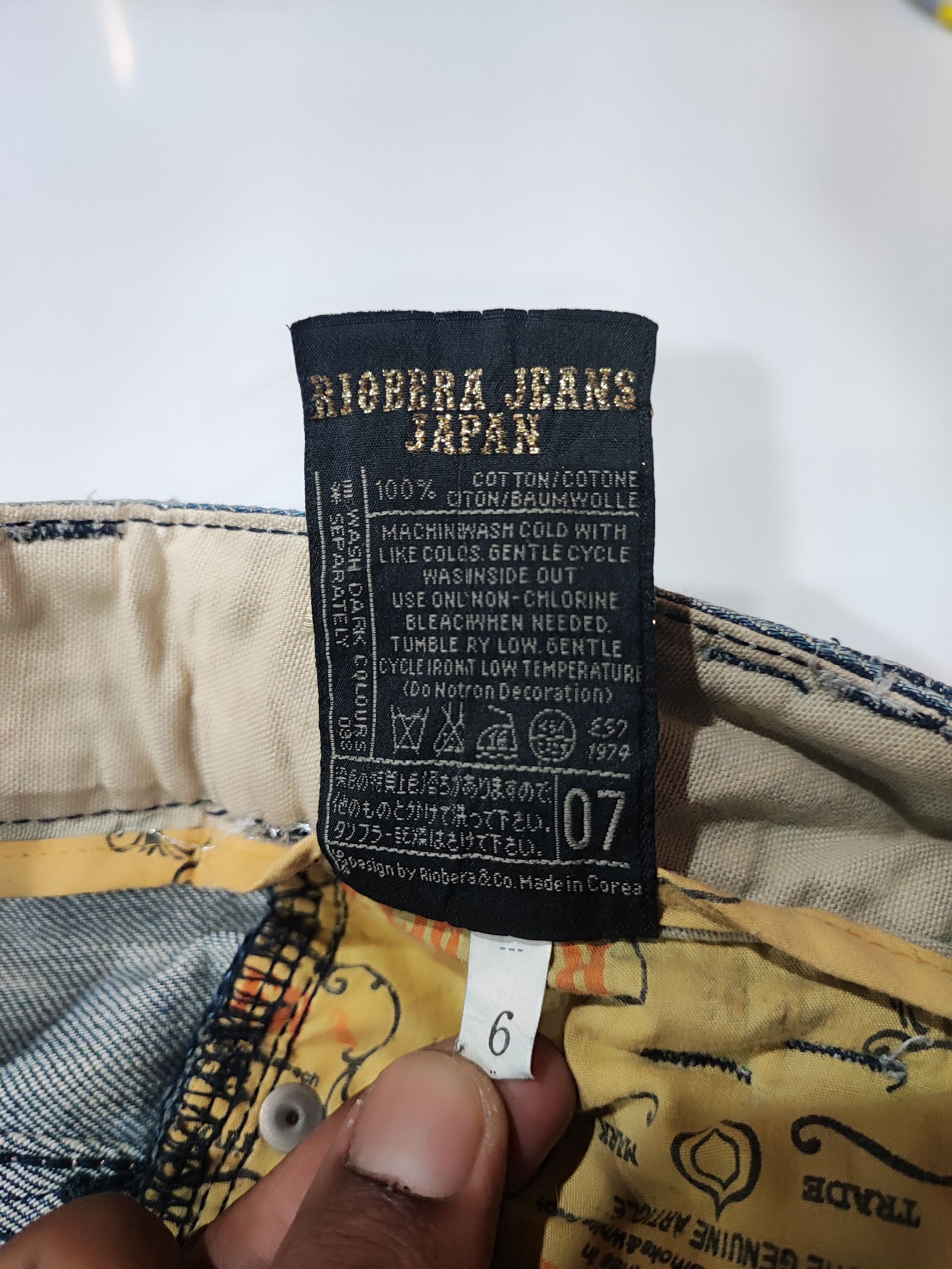 Ed Hardy Y2K Vintage RIOBERA GOTHIC FLARE JEANS Size US 30 / EU 46 - 16 Thumbnail