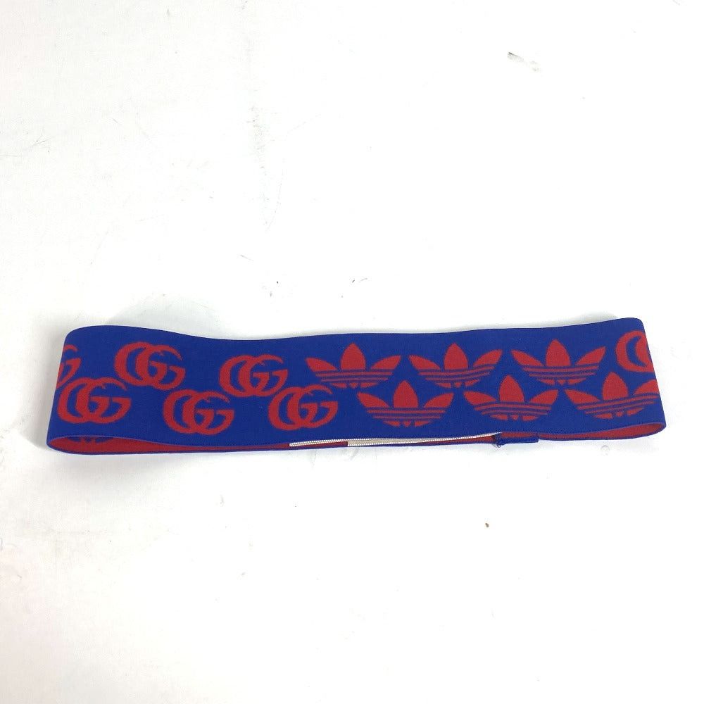 Gucci Gucci 703595 Adidas (Brand Name) Collaboration Logo Headband Accessories Hair Band Nylon Men Blue Size ONE SIZE - 1 Thumbnail