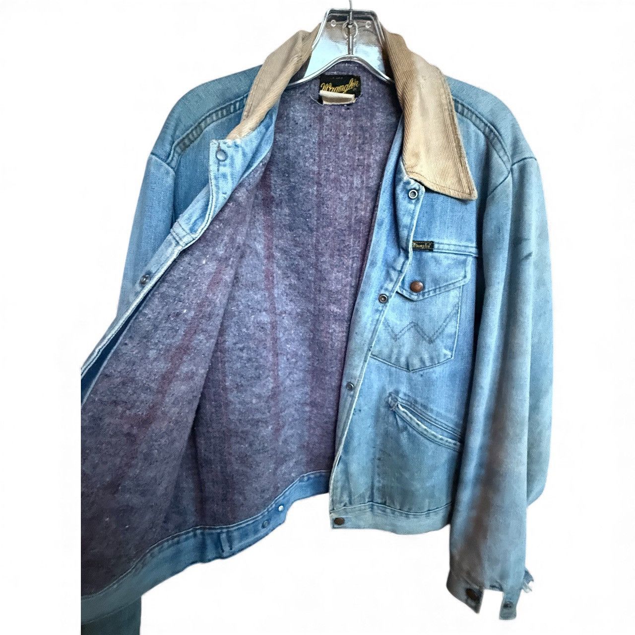 Wrangler Vintage 70s Wrangler No-Fault Blanket lined trucker jacket. Size US M / EU 48-50 / 2 - 2 Thumbnail