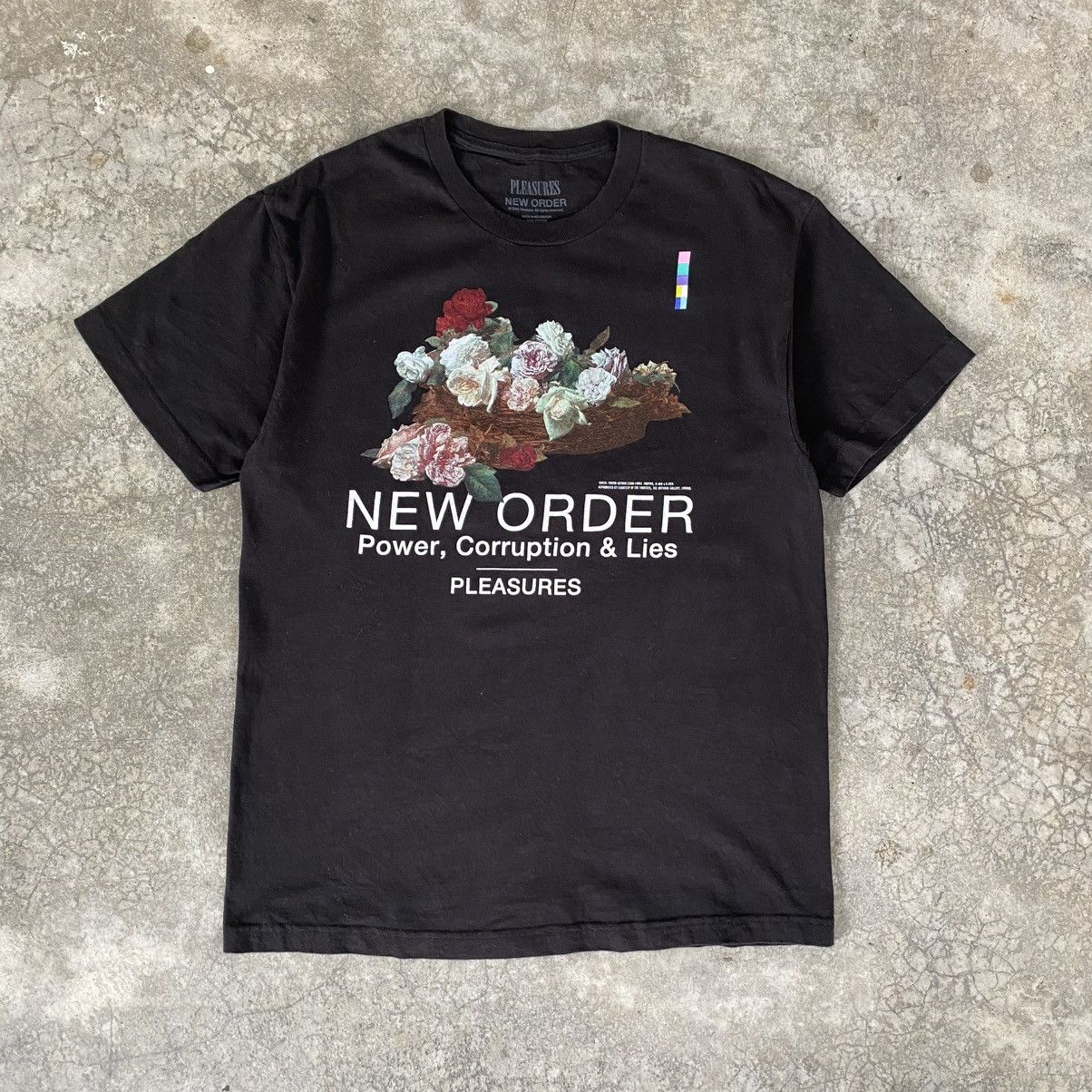 New Order × Pleasures 2021 Pleasures x New Order Power Tee Size US L / EU 52-54 / 3 - 1 Thumbnail