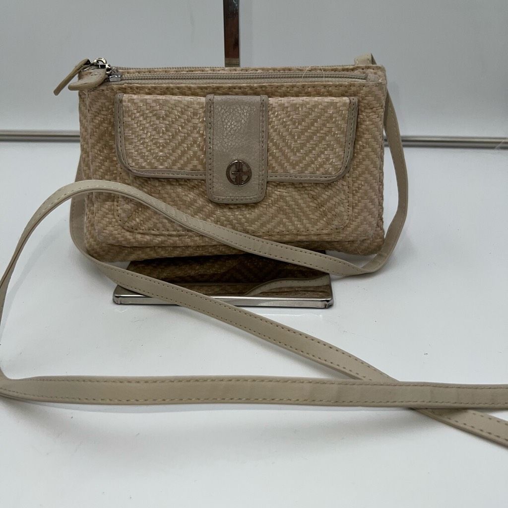 Other Giani Bernini Vintage Raffia and Leather Crossbody Bag Size ONE SIZE - 2 Thumbnail