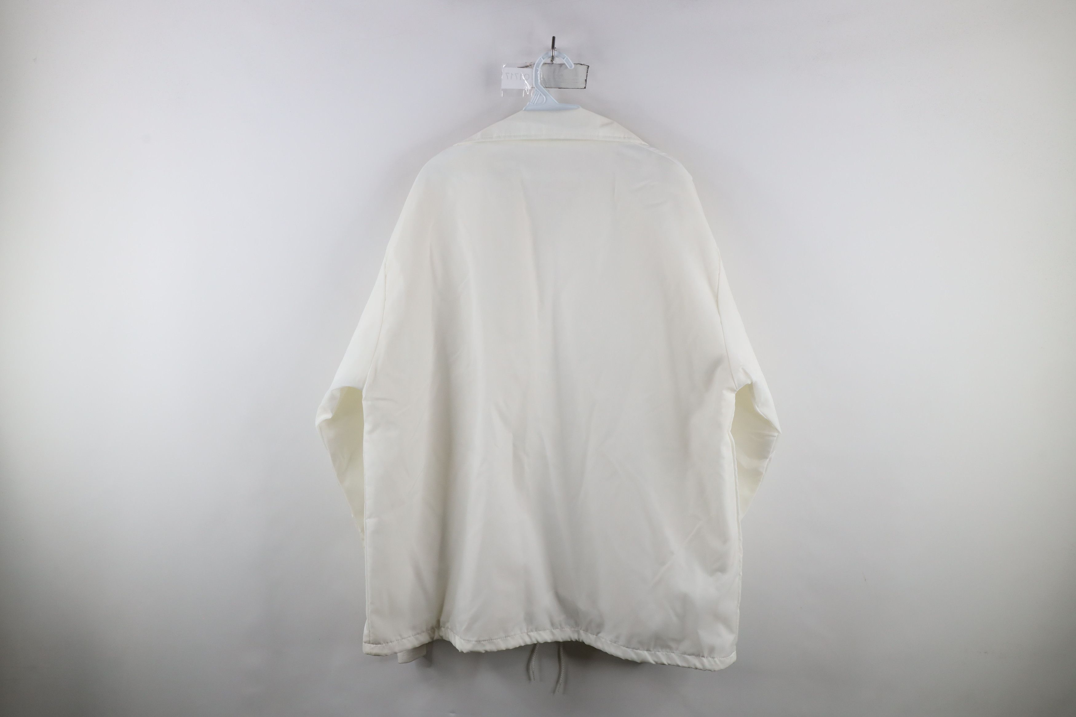 Vintage Vintage 70s Streetwear Coaches Windbreaker Jacket White USA Size US L / EU 52-54 / 3 - 11 Thumbnail