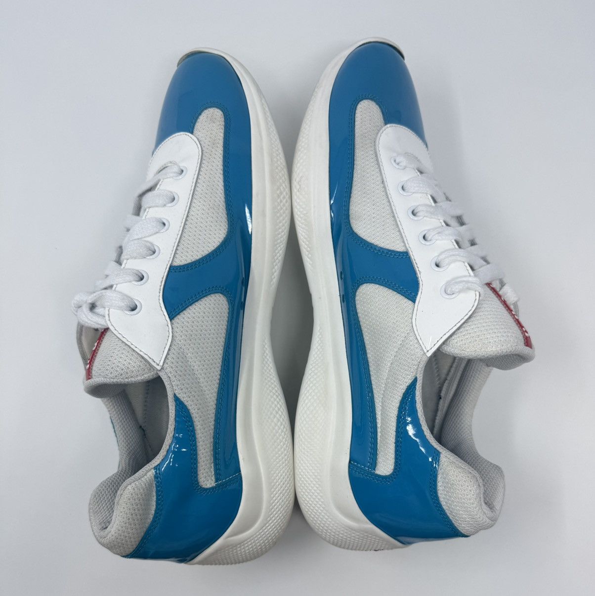 Prada Prada Americas Cup Sneaker Light Blue Size US 11.5 / EU 44-45 - 4 Thumbnail
