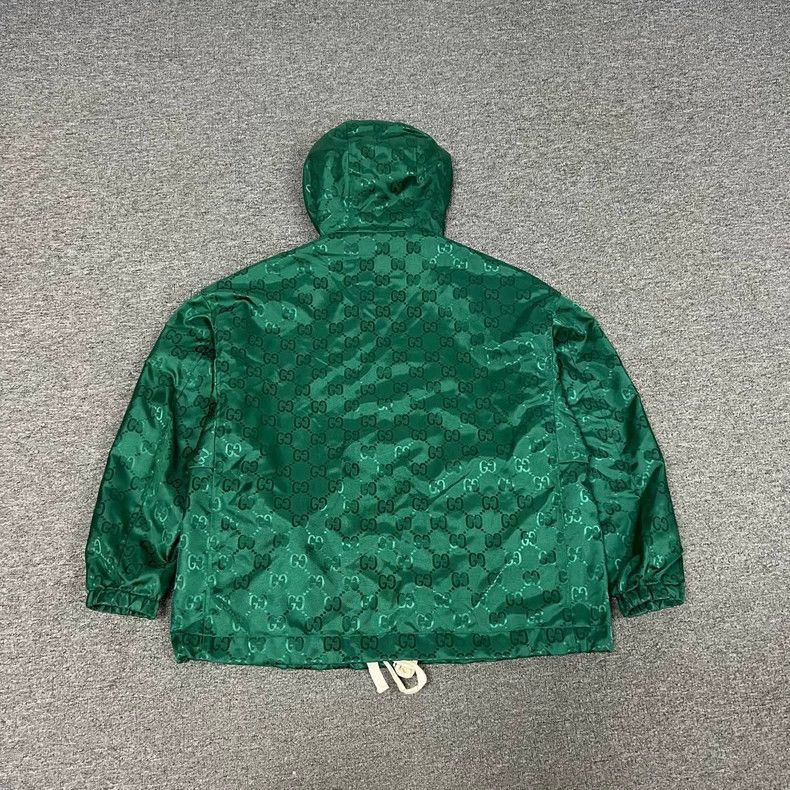 Gucci Gucci Double G Printed Oversized Windbreaker Jacket-2506 Size L / US 10 / IT 46 - 2 Thumbnail