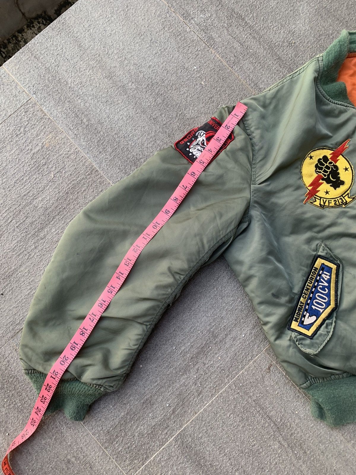 Alpha Industries × Vintage Alpha Industries MA-1 Patches Bomber Jacket Size US M / EU 48-50 / 2 - 5 Thumbnail