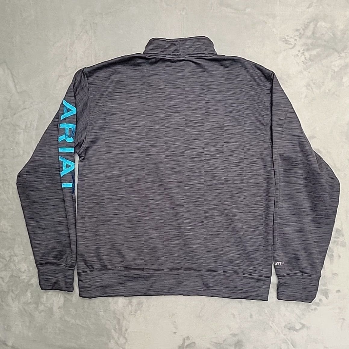 Ariat Ariat Tek Pullover Mens M Gray Cold Series 1/4 Zip Sweatshirt Size US M / EU 48-50 / 2 - 7 Thumbnail