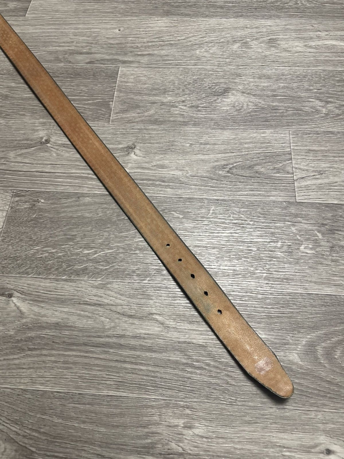 Genuine Leather Vintage Western Style Taurus Real Leather Brown Belt Size ONE SIZE - 19 Thumbnail