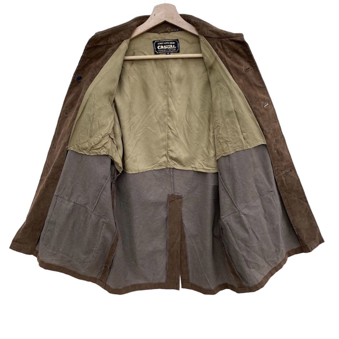 Vintage Rough out Japanese Brand Suede Leather Jacket