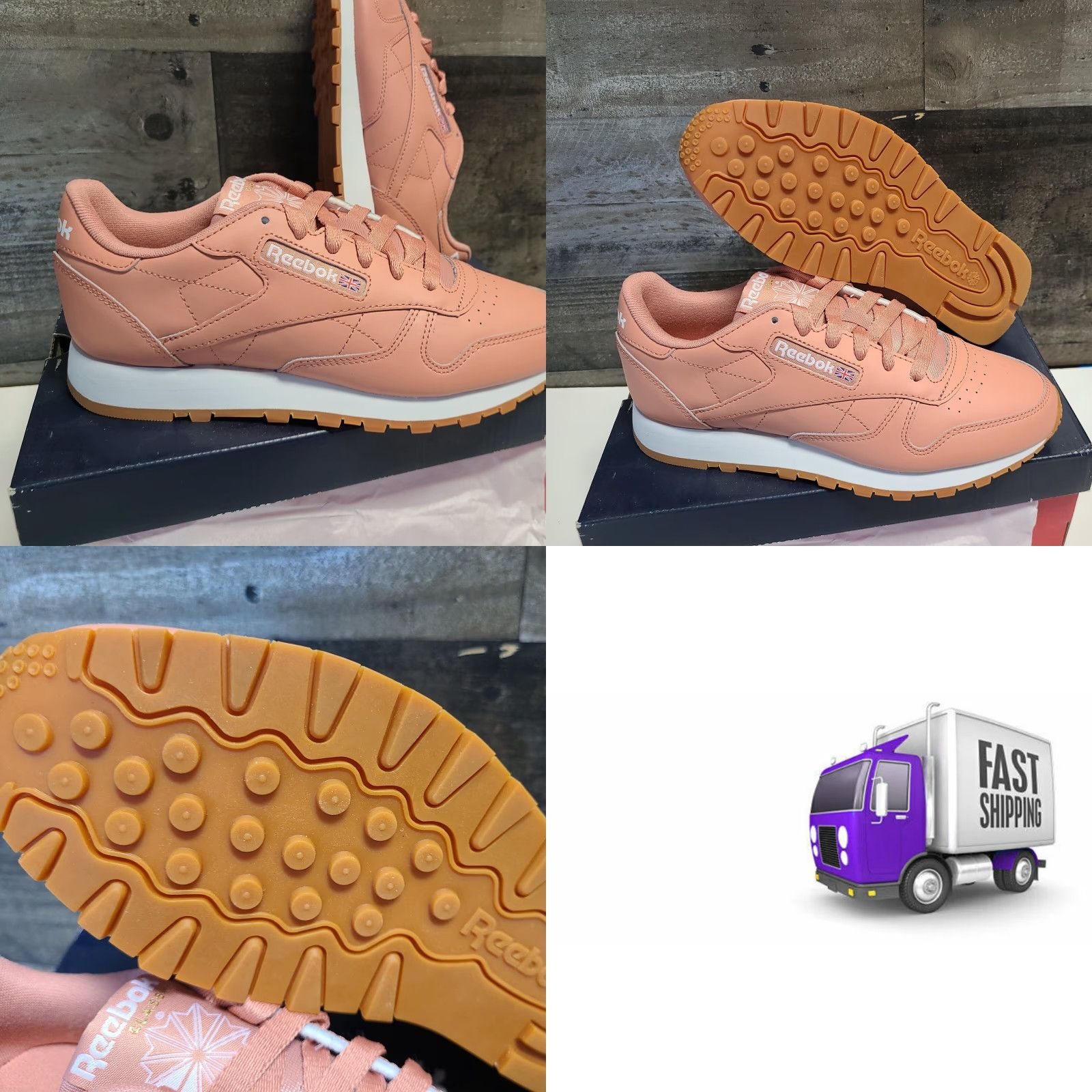 Reebok Reebok Women Sneakers Classic Leather White Gum Bottom SZ 8 GY6811 Patent Leather CN0771 Size 26" / US 2 / IT 38 - 8 Thumbnail