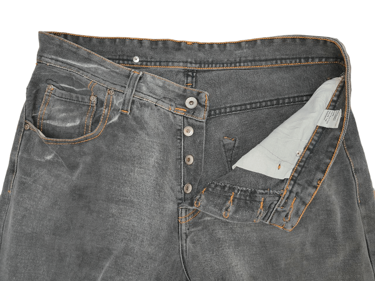 Diesel Diesel Faded Black Denim Size US 33 - 3 Thumbnail