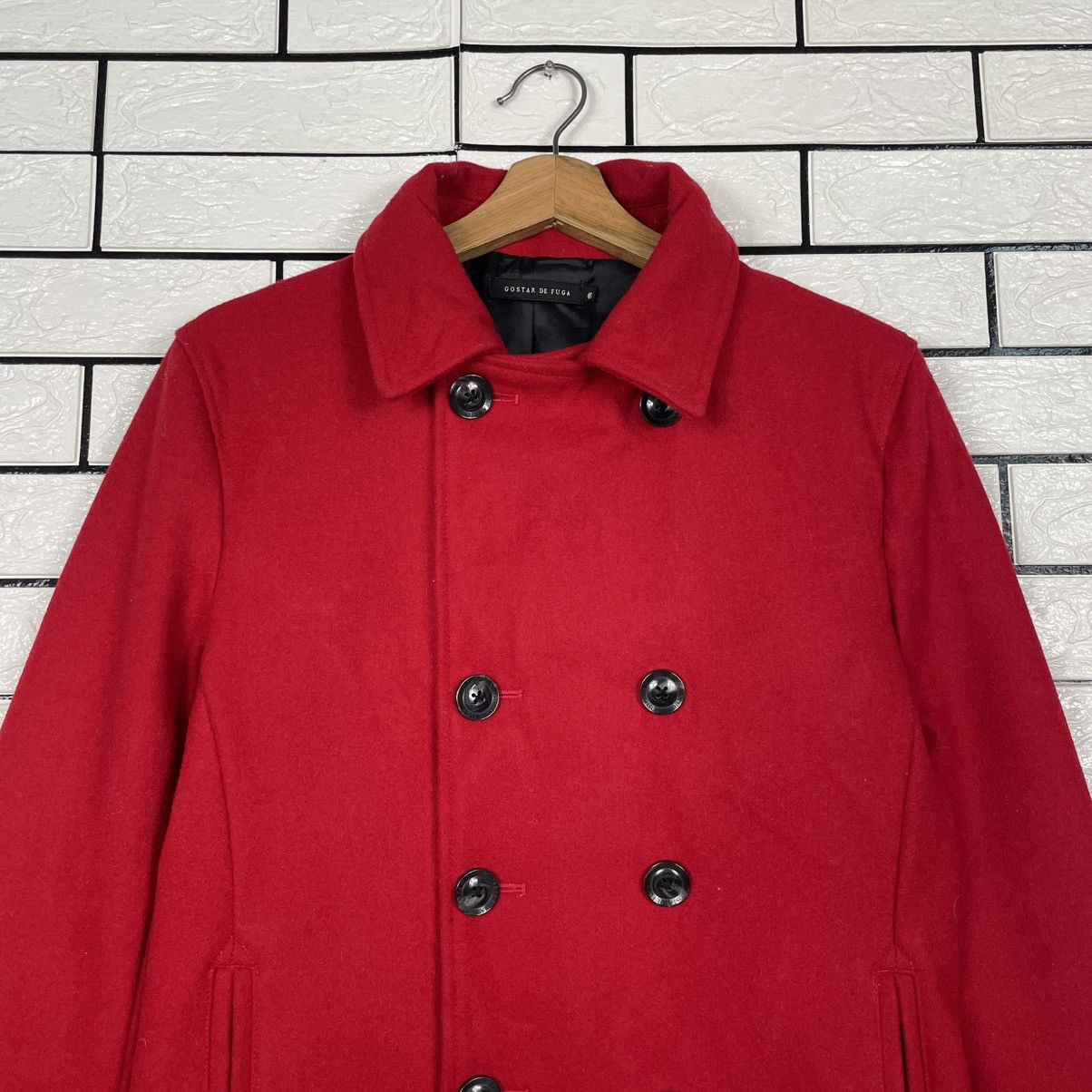 GOSTAR DE FUGA Gostar De Fuga Double Breasted Red Jacket Size US S / EU 44-46 / 1 - 2 Thumbnail