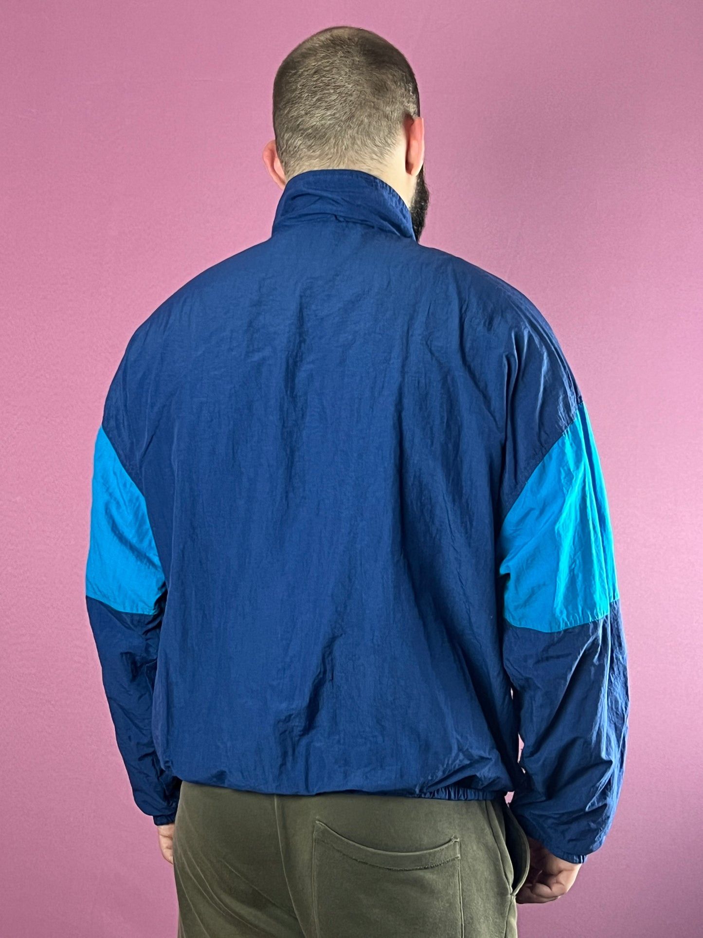Vintage 90s Vintage Men's Abstract Print Windbreaker Jacket - XL Size US XL / EU 56 / 4 - 3 Thumbnail