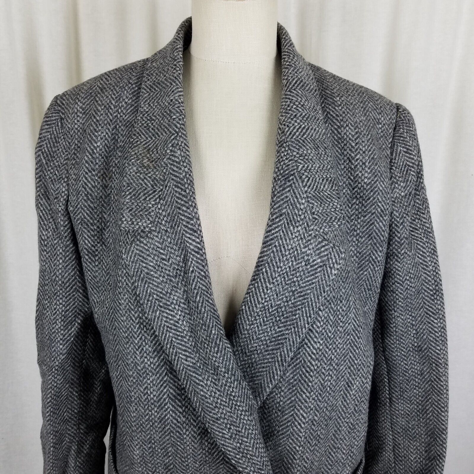 Vintage VTG Giorgio Sant Angelo Double Breasted Wool Blazer Jacket Size XL / US 12-14 / IT 48-50 - 2 Thumbnail