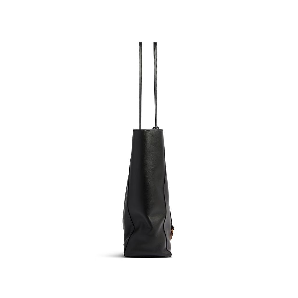 Balenciaga o1in1g0326 Size: OS / Hourglass Soft Medium Tote Bag Black Size ONE SIZE - 3 Thumbnail