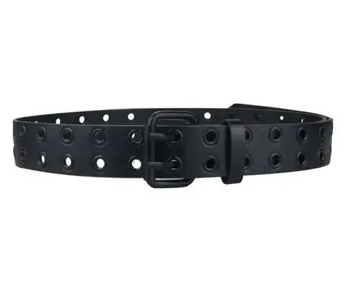 VIBE Black PU Leather Belt Size ONE SIZE - 2 Thumbnail