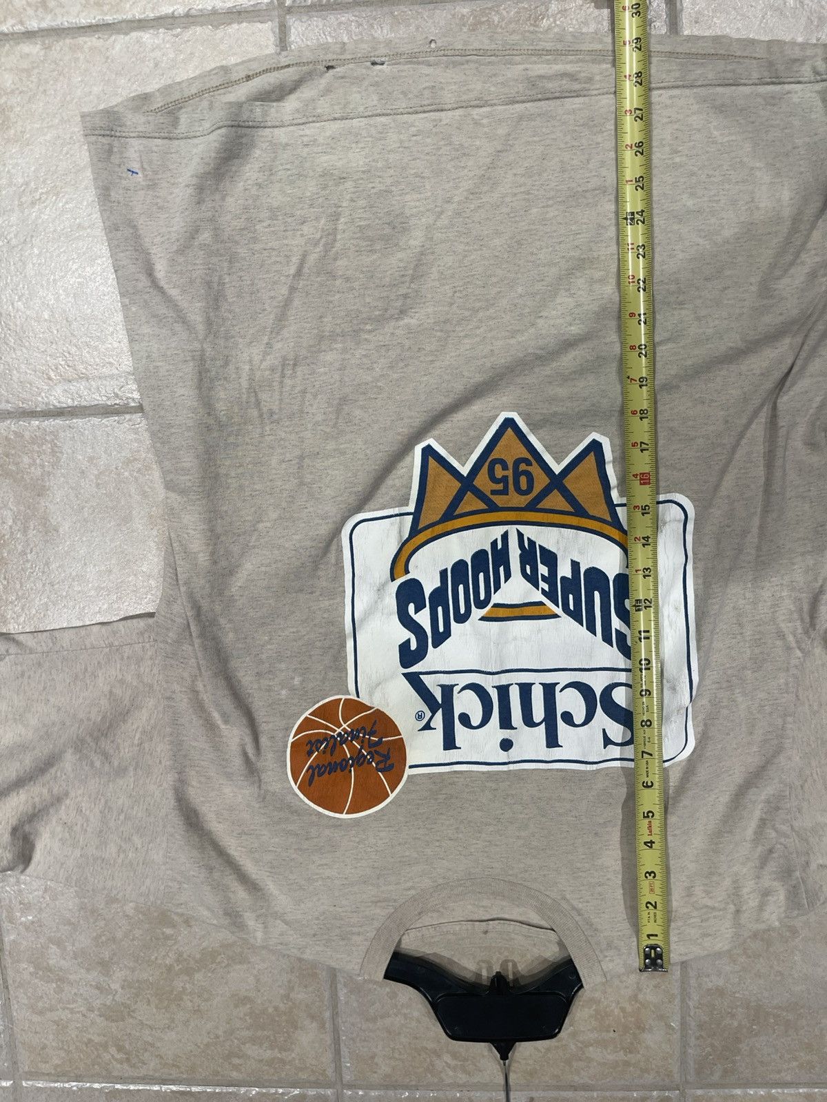 Vintage Vintage 1995 Starter x Schick “Super Hoops” shirt sz XL Size US XL / EU 56 / 4 - 8 Thumbnail