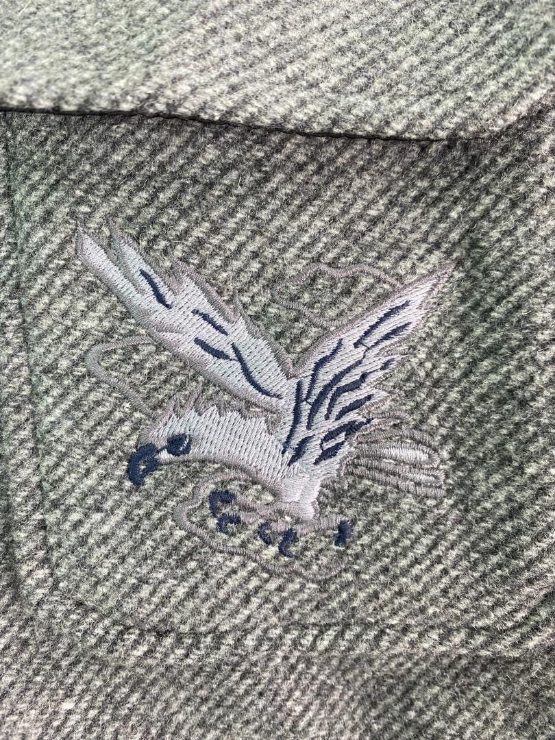Japanese Brand HOUSTON chainstitch embroidered logo airbone squad jacket Size US M / EU 48-50 / 2 - 5 Thumbnail