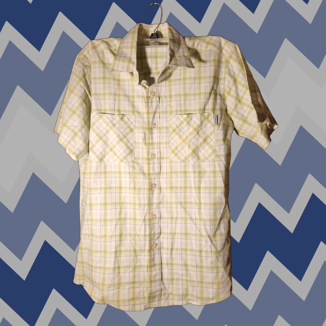 Carhartt Carhartt Men’s Short Sleeve Plaid Shirt 100% Cotton Green Sz M Medium Size US M / EU 48-50 / 2 - 1 Thumbnail