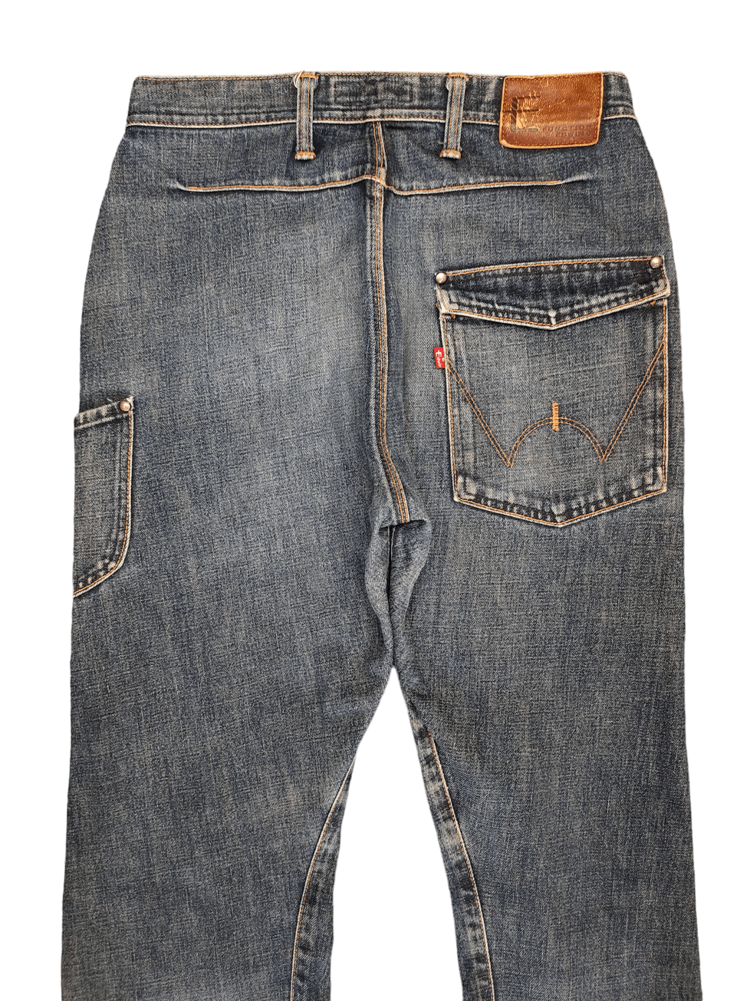 Comme des Garcons × Undercover Vintage 90s E Function Edwin Spiral Cut Denim Jeans Size US 30 / EU 46 - 4 Thumbnail