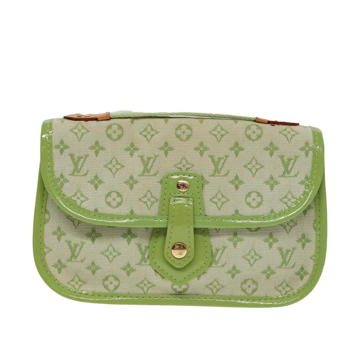 Louis Vuitton Marie Green Canvas Clutch Bag (Pre-Owned) Size ONE SIZE - 1 Thumbnail