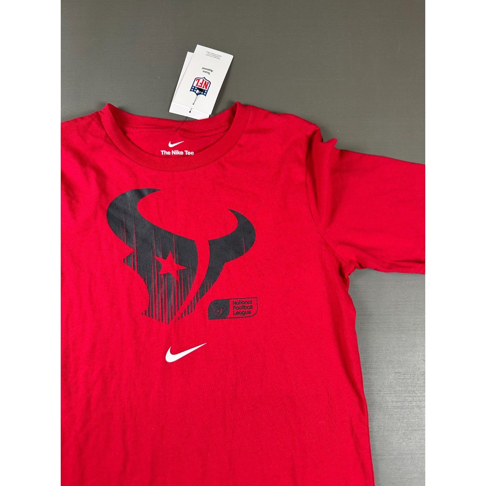NFL Nike NFL Houston Texans Youth L 14/16 Red Logo T-Shirt NWT O Size US L / EU 52-54 / 3 - 2 Thumbnail