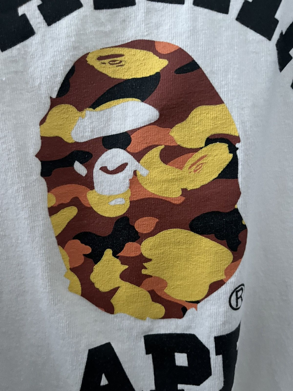 Bape Bape Orange Camo Size US L / EU 52-54 / 3 - 2 Thumbnail