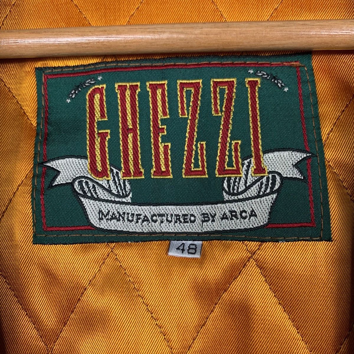 Vintage 70’s GHEZZI by ARCA Quilted Lined Leather Jacket #2363-C106 Size US M / EU 48-50 / 2 - 15 Thumbnail