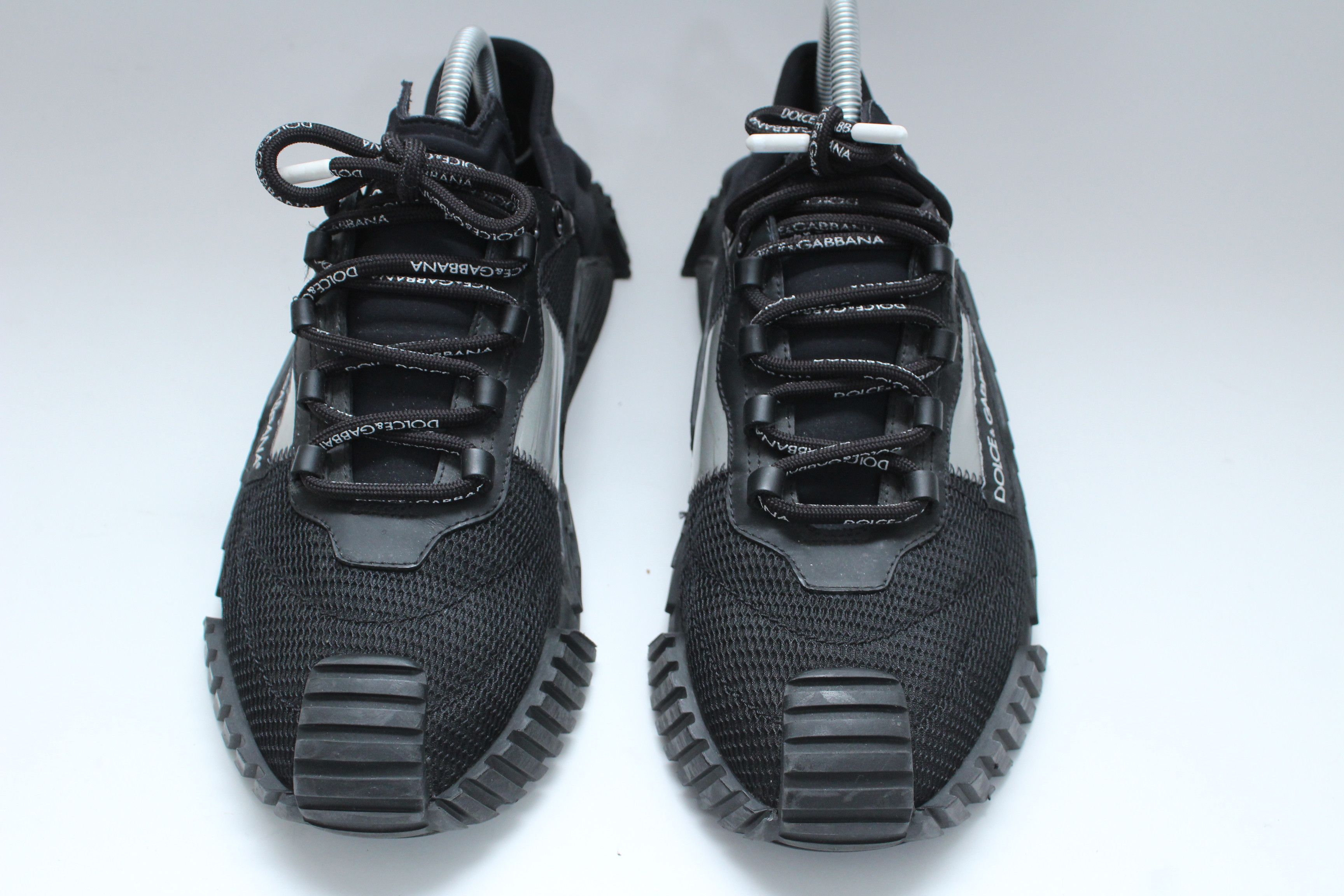 Dolce & Gabbana Dolce & Gabbana NS1 Black Mixed Materials Sneakers IT 42 Size US 9 / EU 42 - 1 Thumbnail