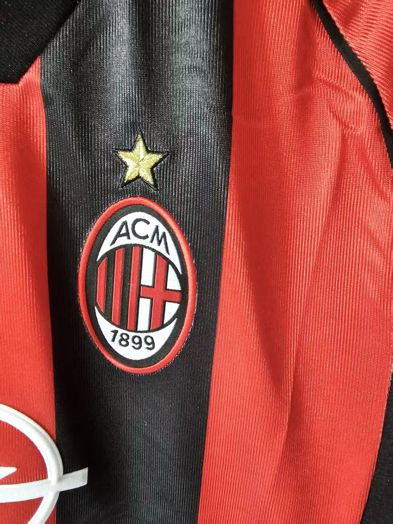 Other 1998 1999 AC Milan Soccer jersey Home Size US S / EU 44-46 / 1 - 3 Thumbnail