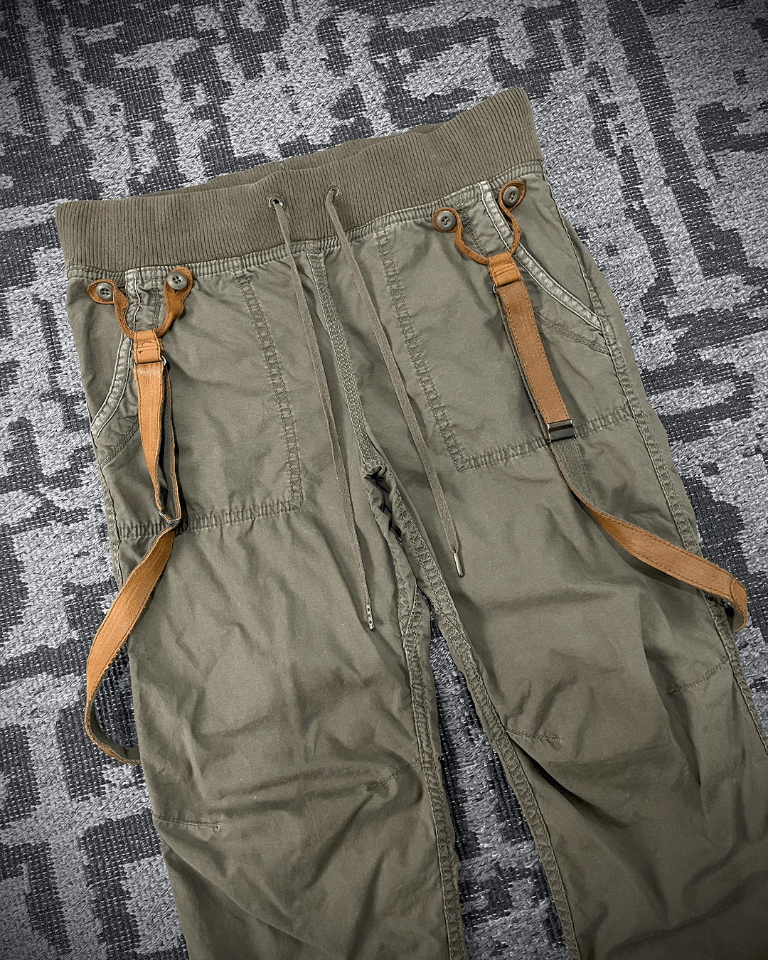 Japanese Brand G.o.a Military Suspender Skinny Pants Size US 31 - 2 Thumbnail