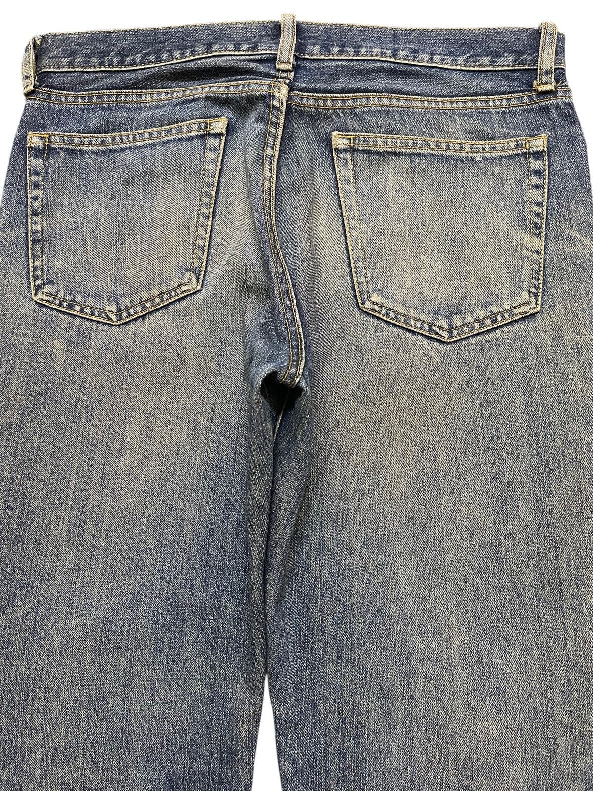Uniqlo Vintage Japanese Uniqlo Mud Wash Distress Bootcut Jeans Size US 32 / EU 48 - 5 Thumbnail
