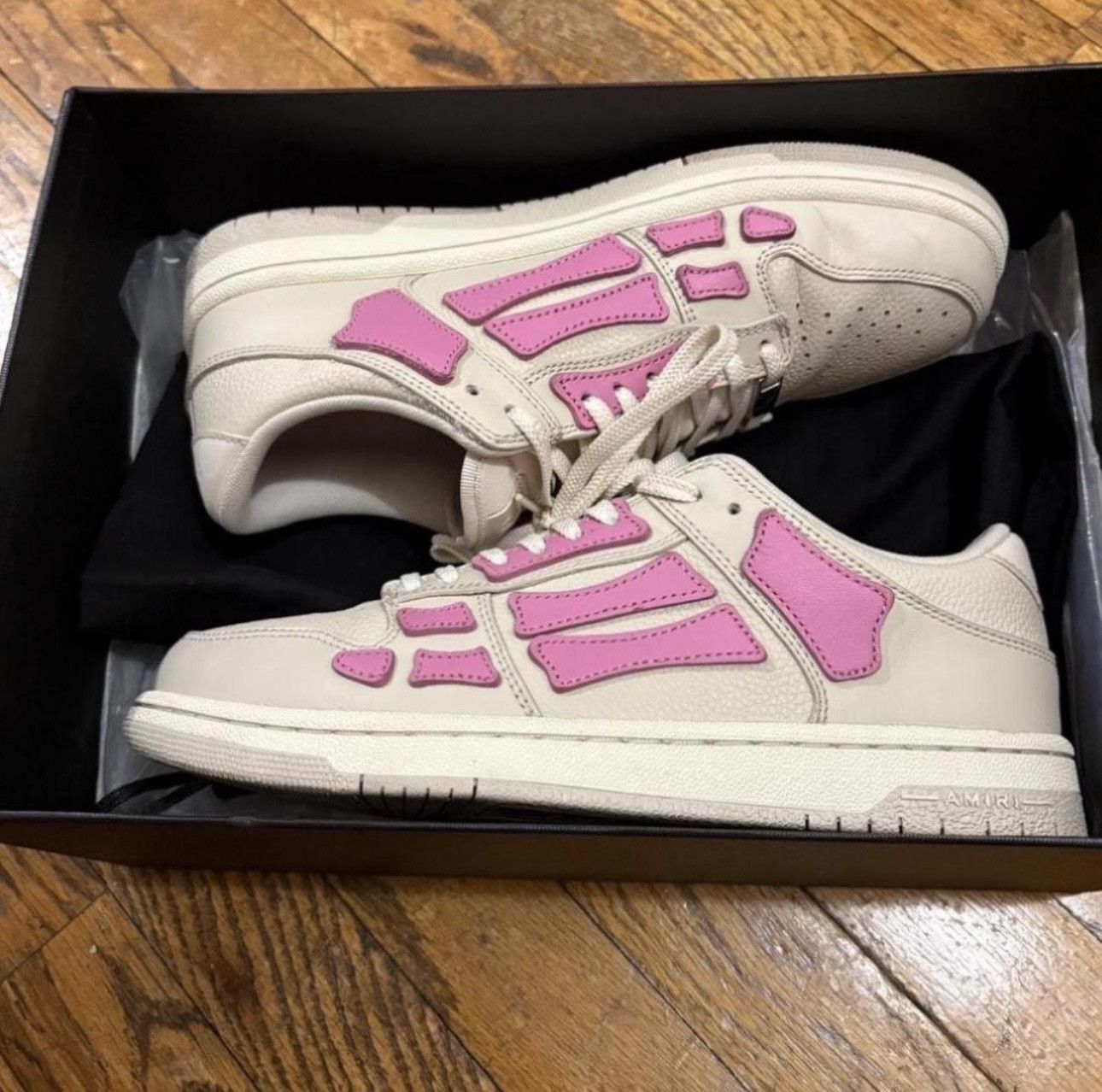 Amiri Amiri Womens Skel Low Top ‘Beige Pink’ Size US 9 / IT 39 - 2 Thumbnail