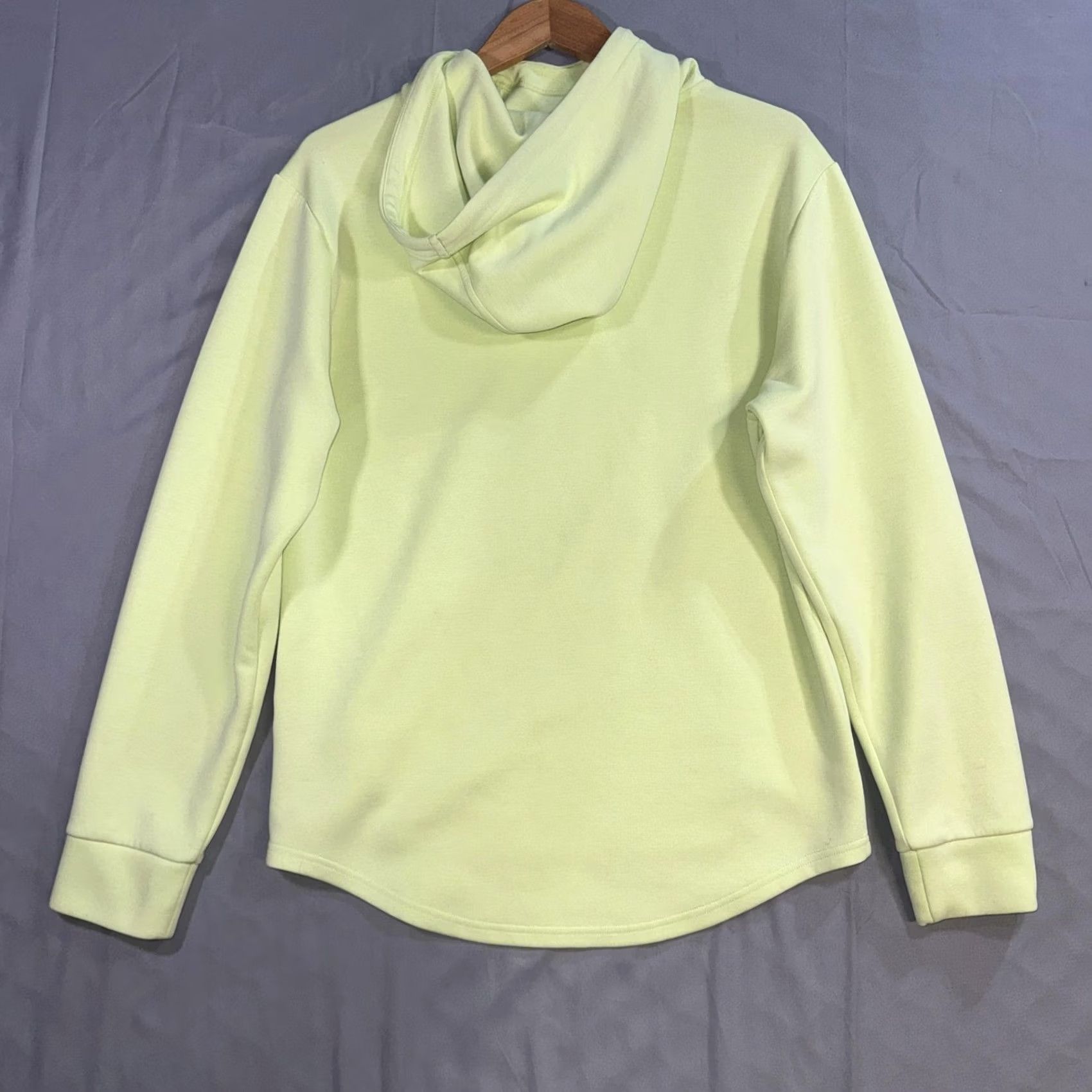 Vintage LEGENDS Hoodie Mens Size M Pullover Reflective Lime Green Yellow Size US M / EU 48-50 / 2 - 2 Thumbnail