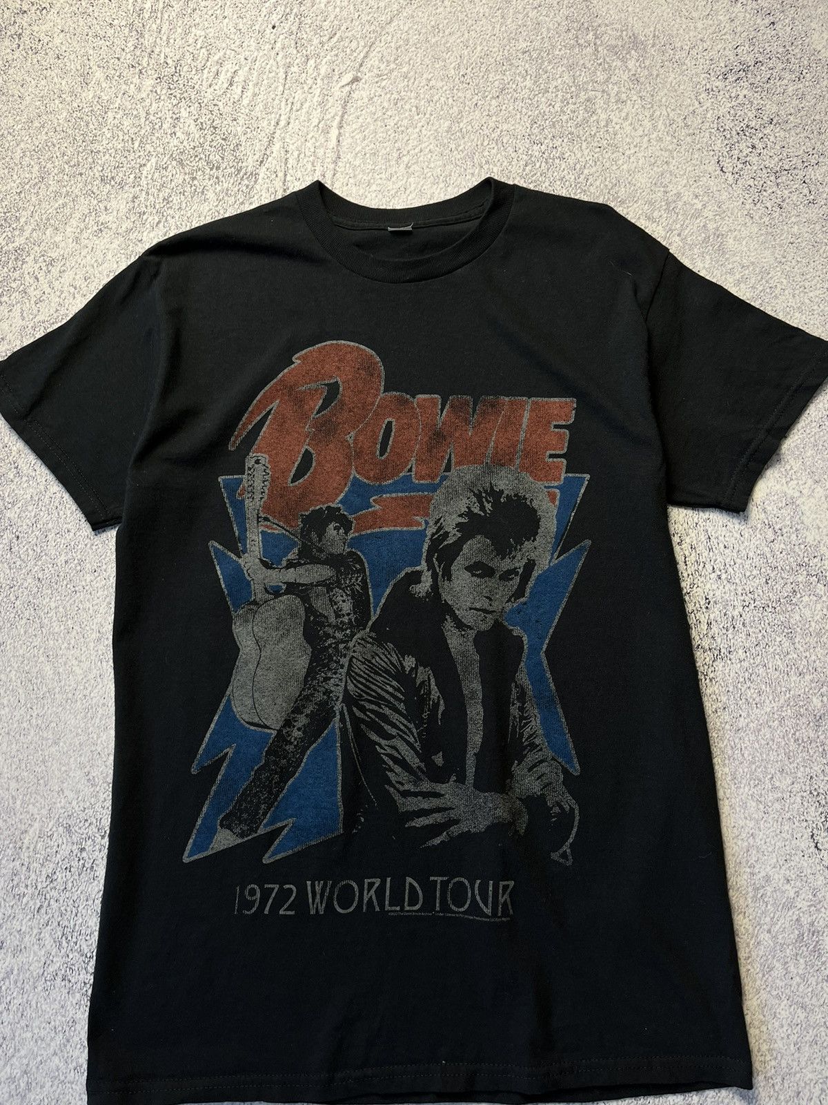 Band Tees David Bowie Ziggy Stardust 1972 World Tour T Shirt Rare Size US M / EU 48-50 / 2 - 1 Thumbnail