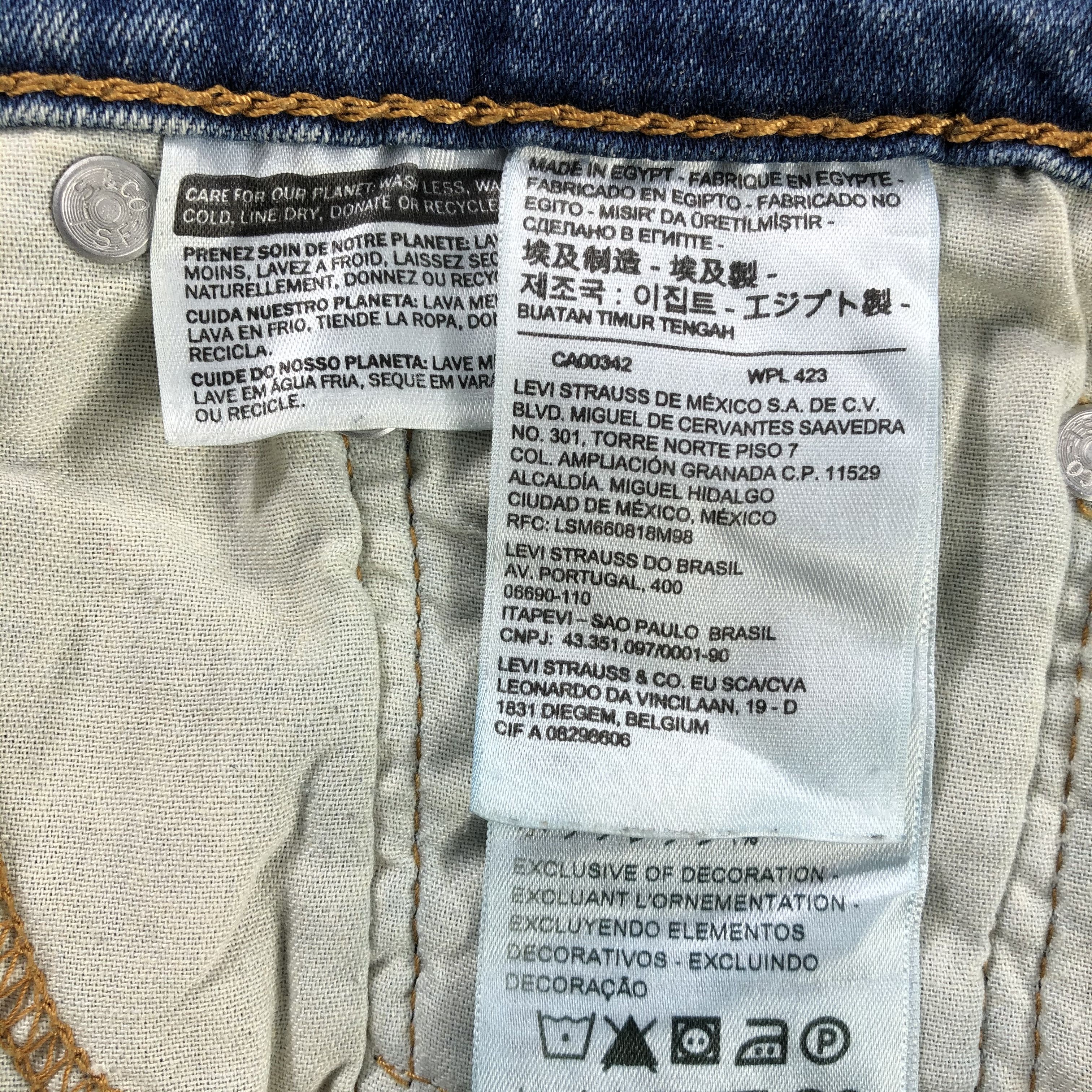 Levi's Levis 510 Jeans Painted Denim KJ1361 Size US 32 / EU 48 - 9 Thumbnail
