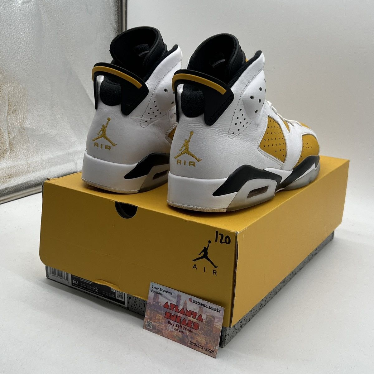 Jordan Brand Air Jordan 6 yellow ochre Size US 10.5 / EU 43-44 - 5 Thumbnail