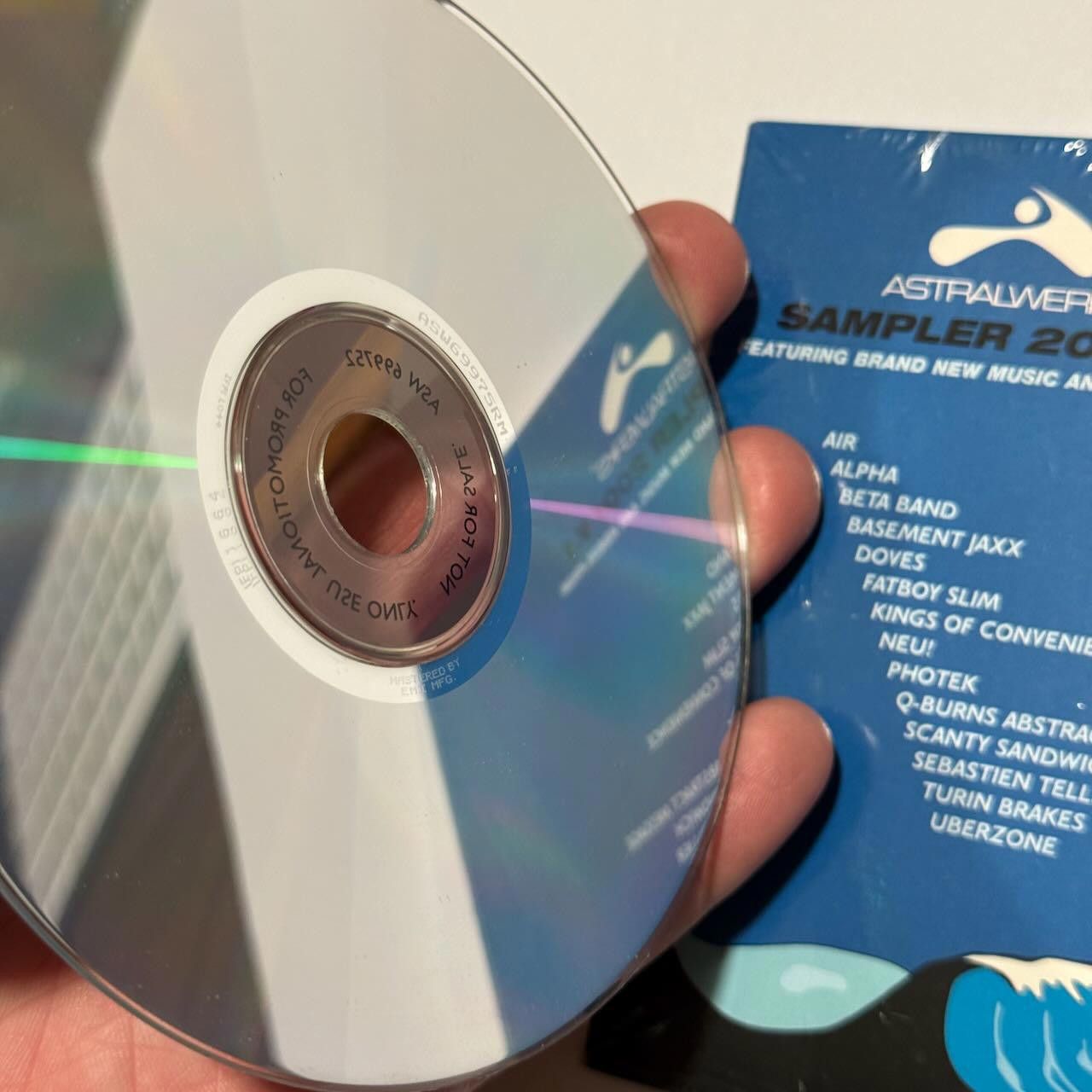 Levi's VTG Astralwerks Sampler 2001 V1 Enhanced CD Fatboy Slim RARE Size ONE SIZE - 9 Thumbnail