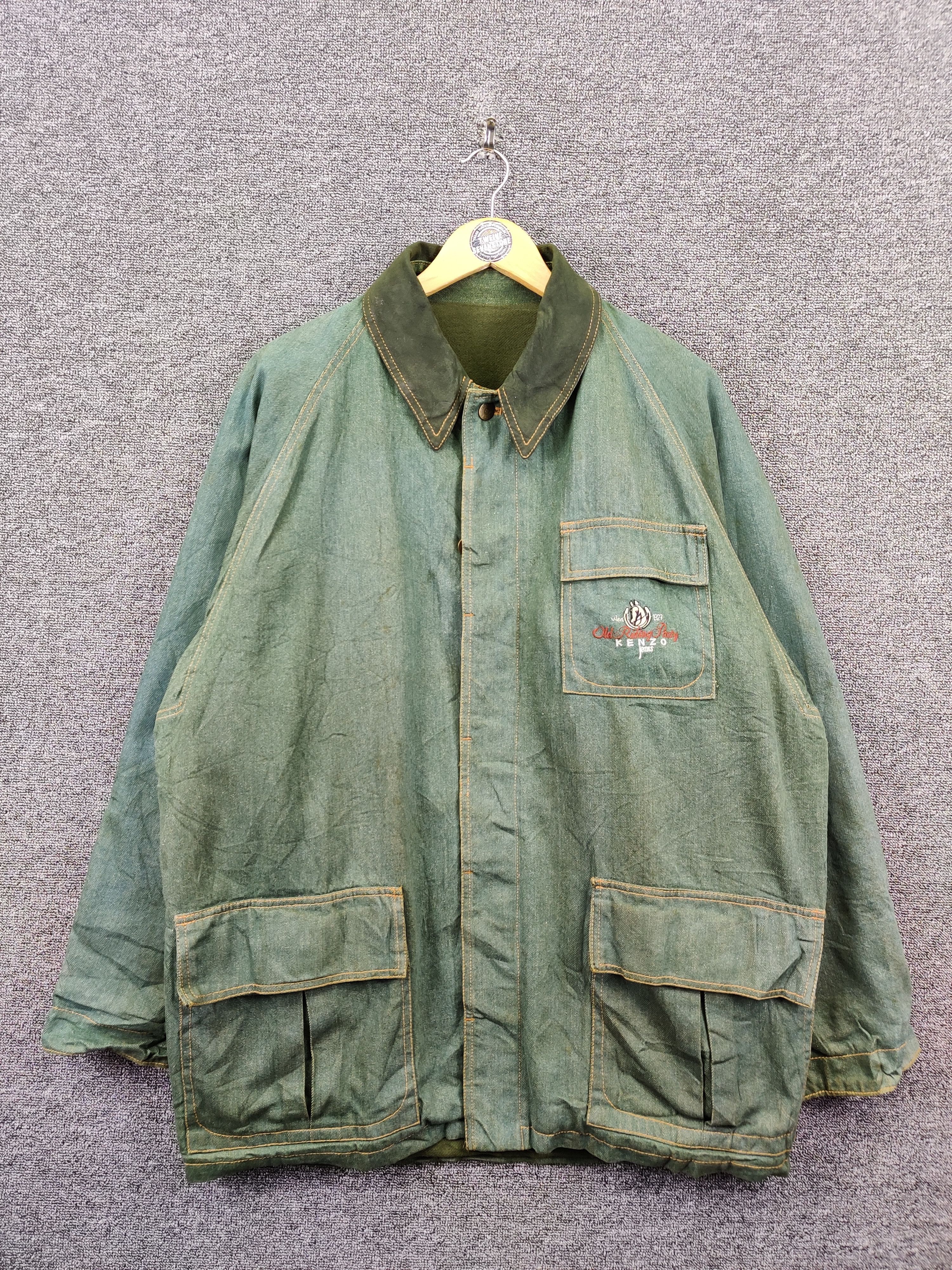 Kenzo Vintage Kenzo Jeans Chore Denim Oversize Jacket Size US XL / EU 56 / 4 - 1 Thumbnail