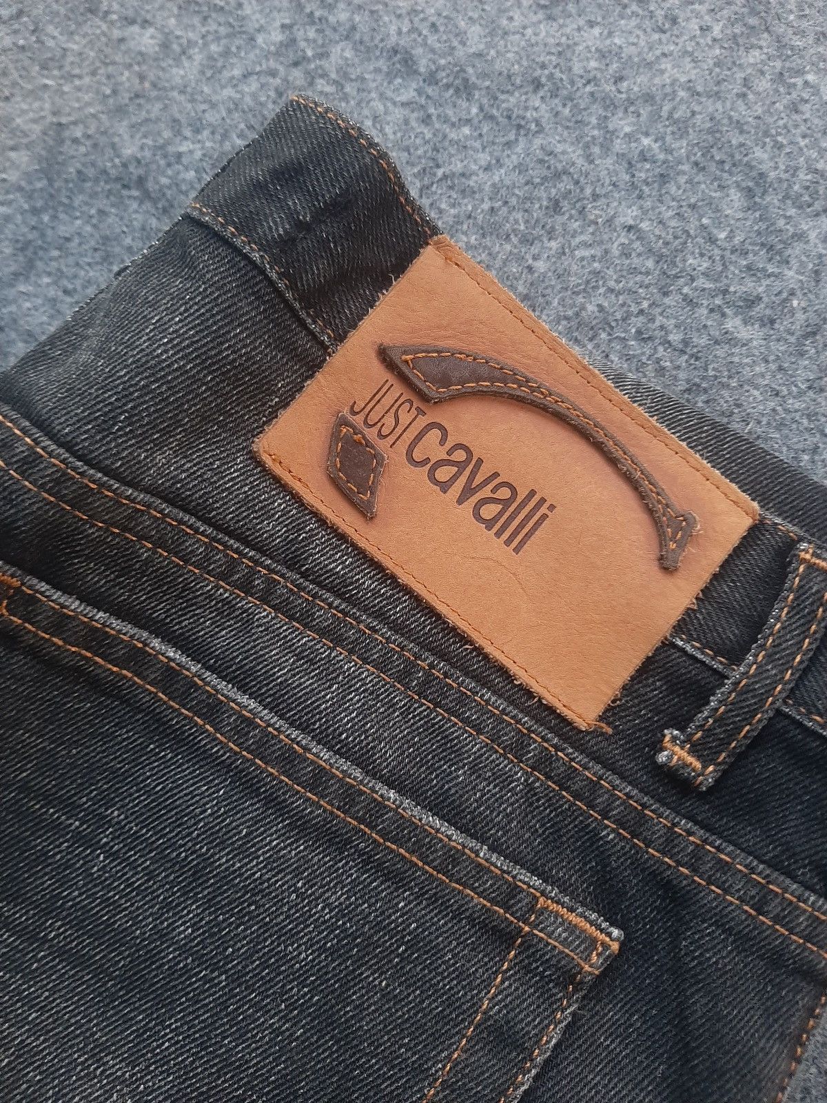 image of Just Cavalli Brown Denim Pant, Men's (Size 31)