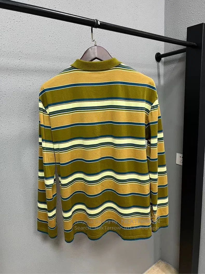Miu Miu Miumiu Striped Long Sleeve Polo Shirt. Size US S / EU 44-46 / 1 - 2 Thumbnail
