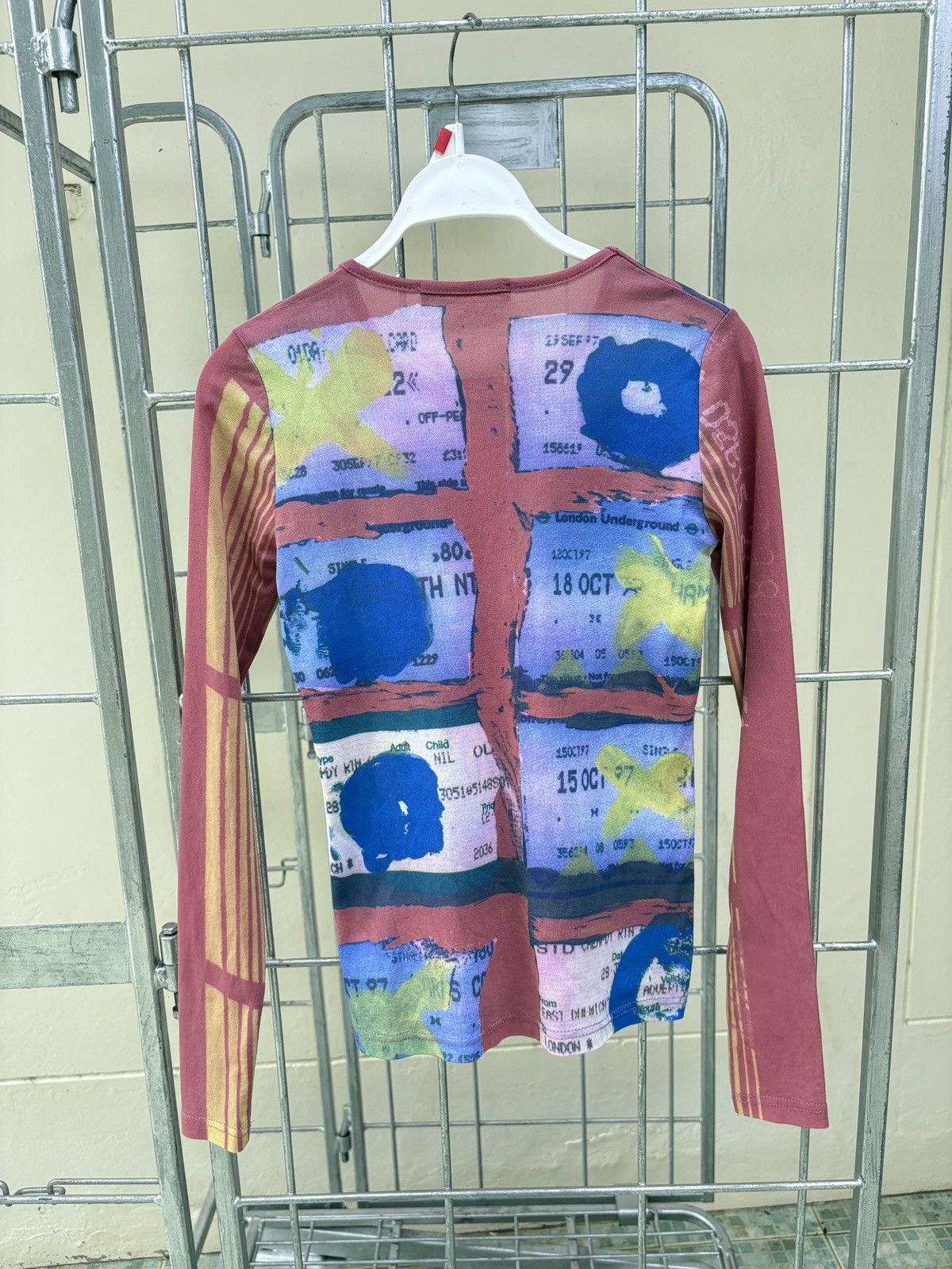 Cop Copine Cop Copine "Metro / London Underground" print mesh top Size M / US 6-8 / IT 42-44 - 9 Thumbnail
